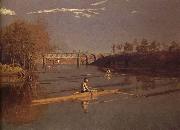 Thomas Eakins Max Schmitt a l'aviron oil painting reproduction